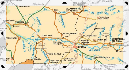 mapa de la comarca